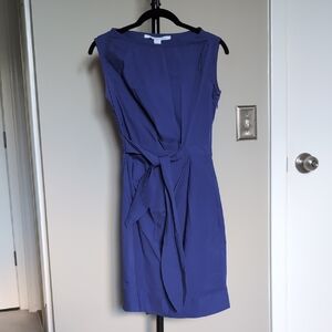 Vintage Diane von Furstenberg Della Faux Wrap Dress Blue Jay 4